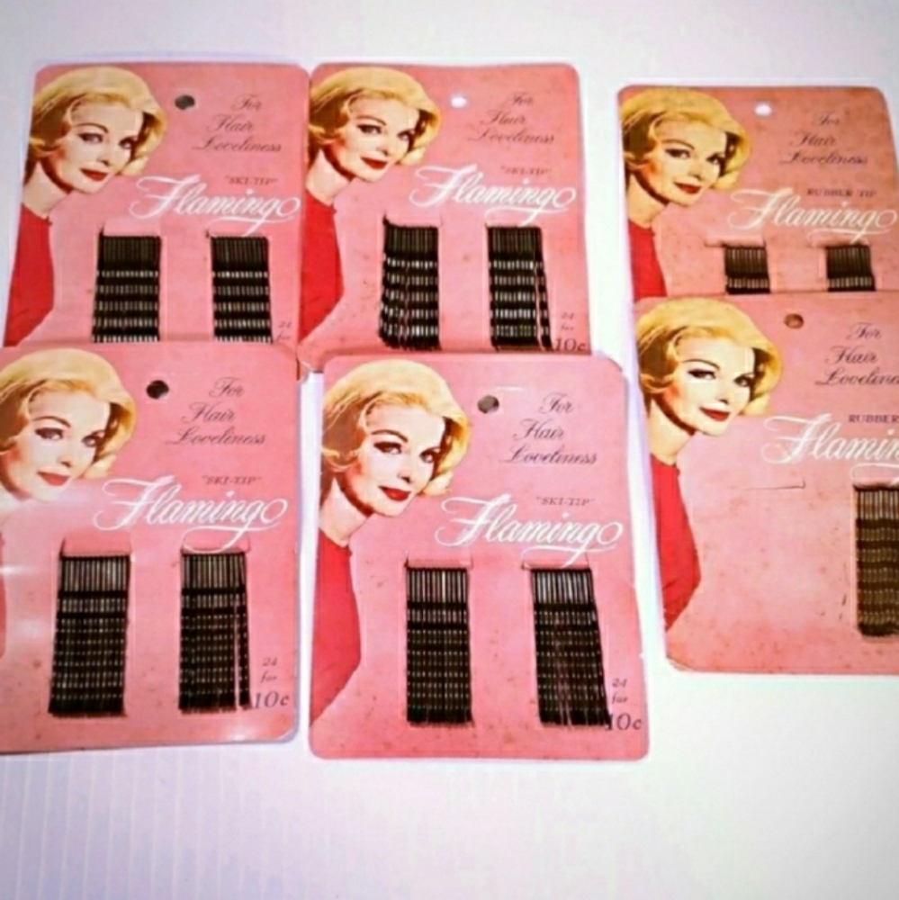 Sold Vintage 1950s Flamingo Bobby Pins Pin Up Retro